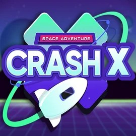 Logo of Crash X from Turbo Games at PlayMojo Casino
