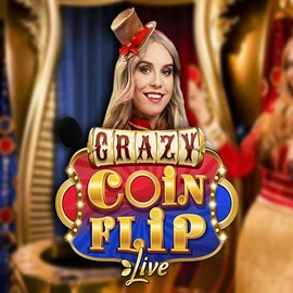 Crazy Coin Flip game by Evolution – logo hosted on PlayMojo Casino