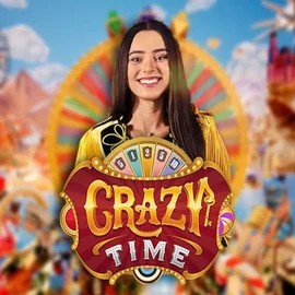 Play Crazy Time slot by Evolution on playmojo.dk