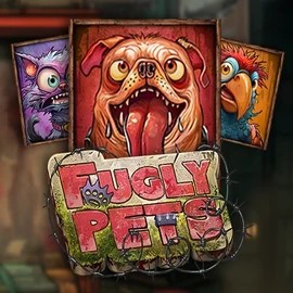Fugly Pets slot logo by Stakelogic at PlayMojo CasinoFugly Pets