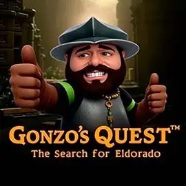 Logo of Gonzo's Quest from NetEnt at PlayMojo Casino