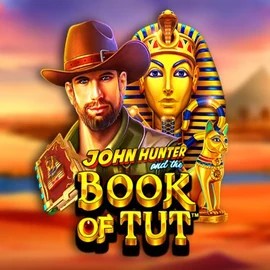 John Hunter and the Book of Tut online game logo by Pragmatic Play on playmojo.dk