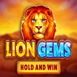 Lion Gems Hold and Win slot logo by Playson at PlayMojo CasinoLion Gems Hold and Win