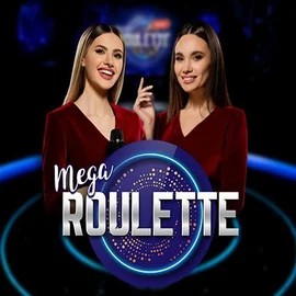 Official Live Casino logo: Mega Roulette by Pragmatic Play at PlayMojo Casino