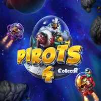 Pirots 4 logo by ELK Studios at PlayMojo Casino