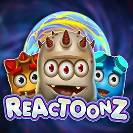 Official Slots logo: Reactoonz by Play'n GO at PlayMojo Casino