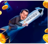 Rocket X slot logo by 1win Games at PlayMojo CasinoRocket X