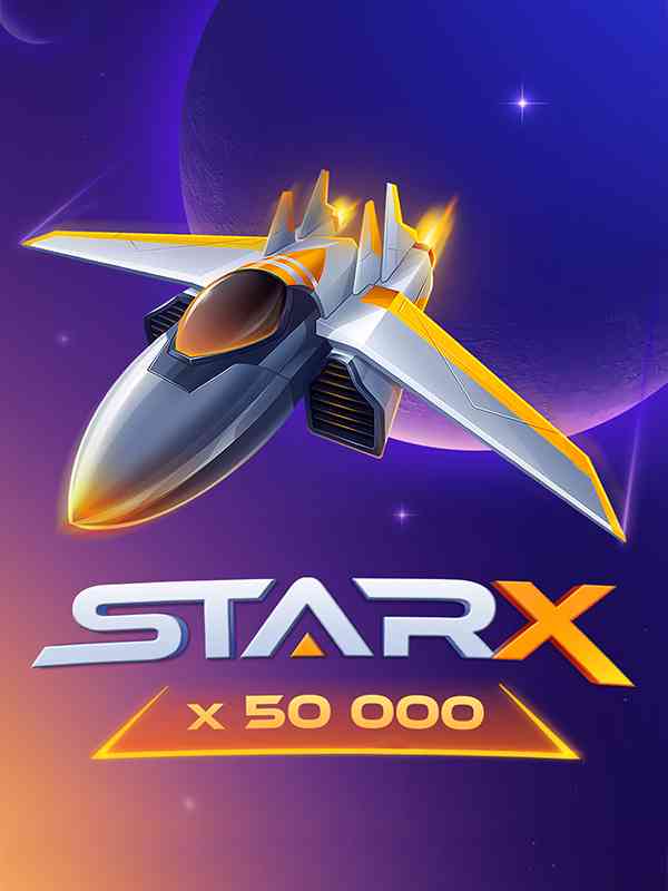 Logo of StarX from 100HP Gaming at PlayMojo Casino
