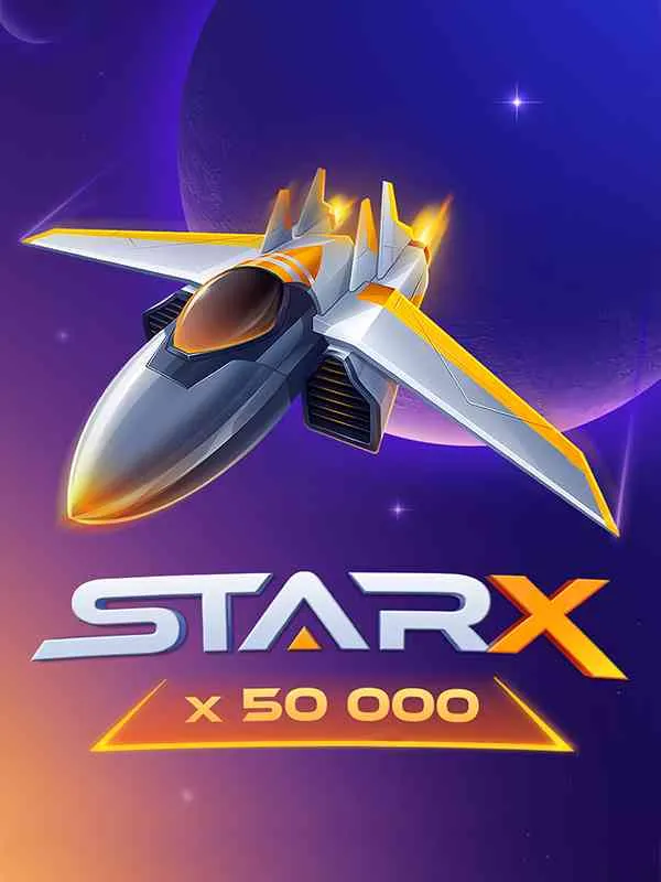 Logo of StarX from 100HP Gaming at PlayMojo Casino