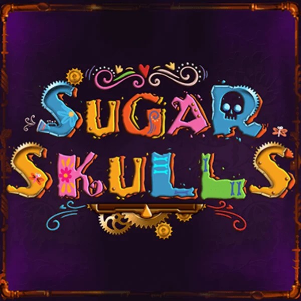Logo of Sugar Skulls from Booming Games at PlayMojo Casino