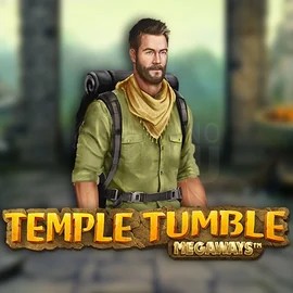 Temple Tumble Megaways slot logo by Relax Gaming at PlayMojo CasinoTemple Tumble Megaways