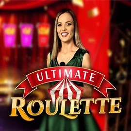 Ultimate Roulette online game logo by Ezugi on playmojo.dk