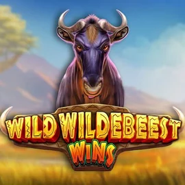 Wild Wildebeest Wins slot logo by Pragmatic Play at PlayMojo Casino