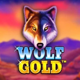Wolf Gold slot icon by Pragmatic Play, available at PlayMojo Casino