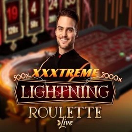 XXXtreme Lightning Roulette logo – Live Casino by Evolution at PlayMojo Casino